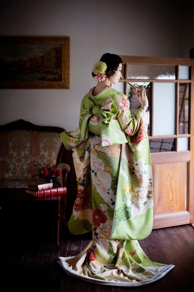 ヒワ色道長花彩宴