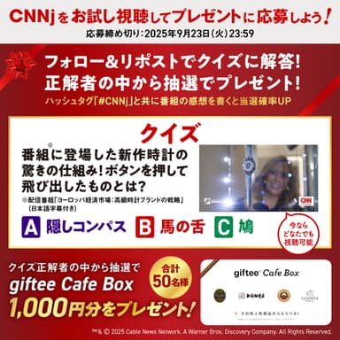 プレゼントキャンペーン内容