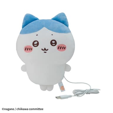 あったかぬいぐるみ　ハチワレ　正面