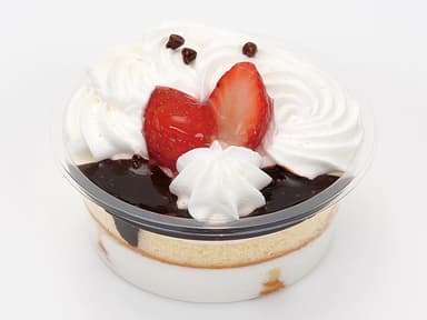 苺とチョコのパフェ