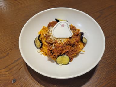 文鳥ちゃんのミートパスタ