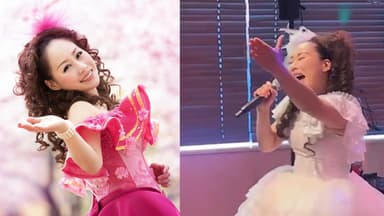 モノマネをする黒豆田聖子さん