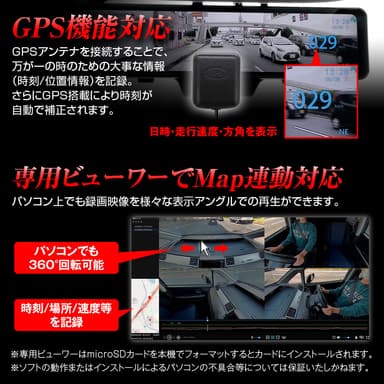 GPS機能対応