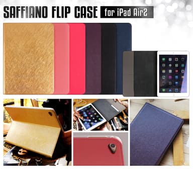 Layblock iPad Air 2 サフィアーノフリップケース_2