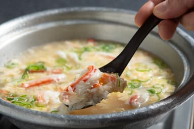 蟹雑炊