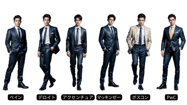 「働く男子図鑑」内のコンサル