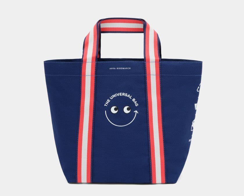 明治屋ストアー×アニヤ・ハインドマーチ　
明治屋ストアー限定デザイン「The Universal Bag Mini」を
数量限定で発売！