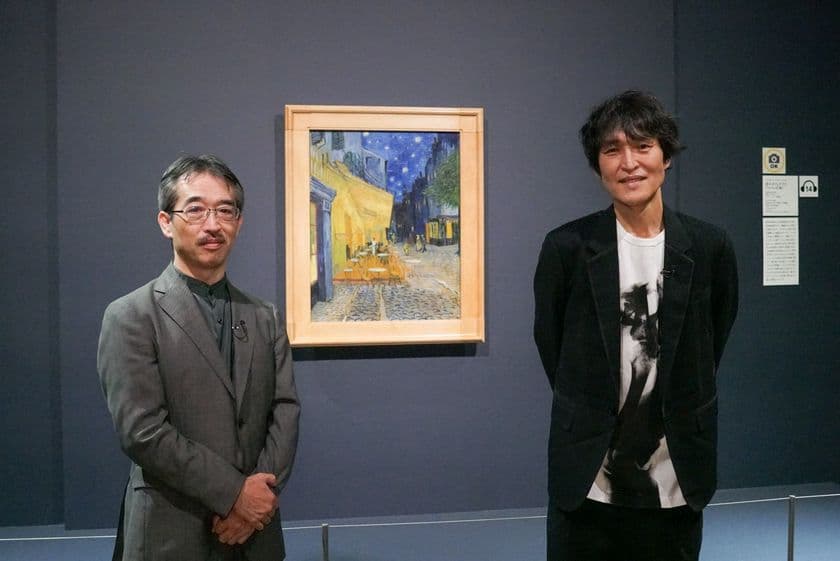 千原ジュニアが《夜のカフェテラス》と出会う　
カンテレでゴッホ展特別番組放送