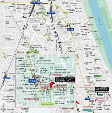現地案内図