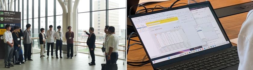 学生インターンシップ実施レポート　
はこだて未来大・北海道情報大　
AIで駅前を活性化するDXに挑戦！