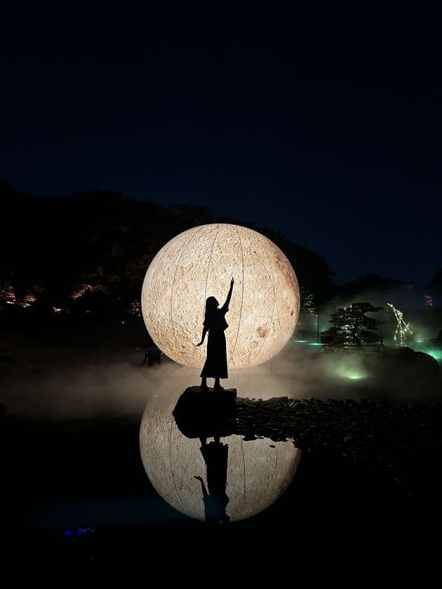 大濠公園 日本庭園が光のアート空間に――
『宙-SORA-』来場3万人突破、2025年10月より常設開催決定！