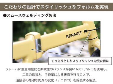RENAULT GRAVEL11(スムースウェルディング製法)