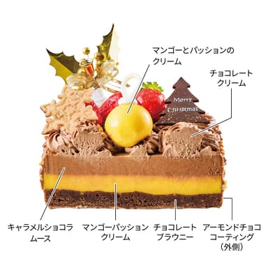 トリプルショコラクリスマス(断面)