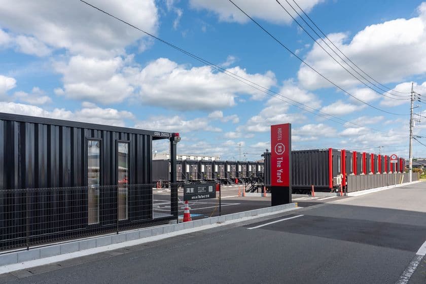 茨城県笠間市にコンテナホテル「HOTEL R9 The Yard 笠間」が
2025年10月29日(水)開業予定！