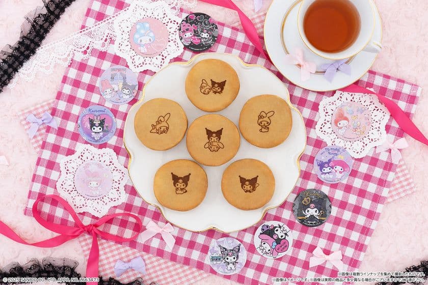 マイメロディ50周年、クロミ20周年記念！
キュートな表情がかわいいまんまる焼きが登場