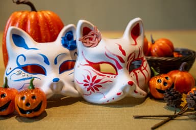 和の仮装で楽しむNazunaのハロウィン