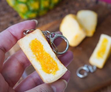 ワークショップ食品サンプル＿パイナップルケーキ