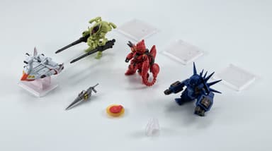 FW GUNDAM CONVERGE CORE 機動戦士クロスボーン・ガンダム 鋼鉄の7人 Aチームセット(イメージ2)