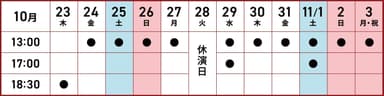 タイムスケジュール