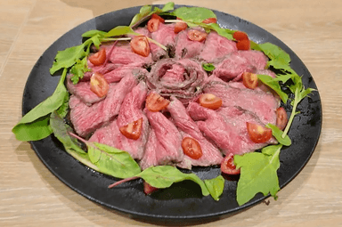 代表特製のローストビーフ