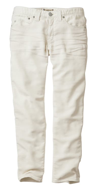 YANUK DENIT使用ホワイトクロップトパンツ