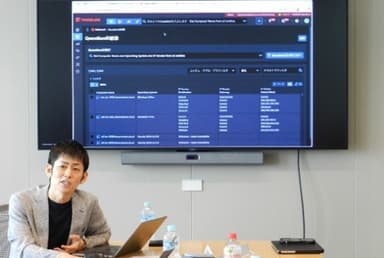 デモンストレーションの様子