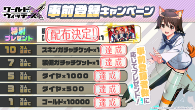 事前登録キャンペーン報酬