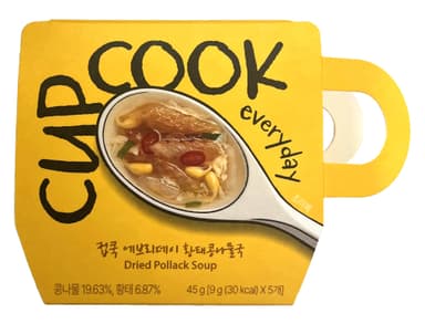 スケトウダラ豆もやしスープ