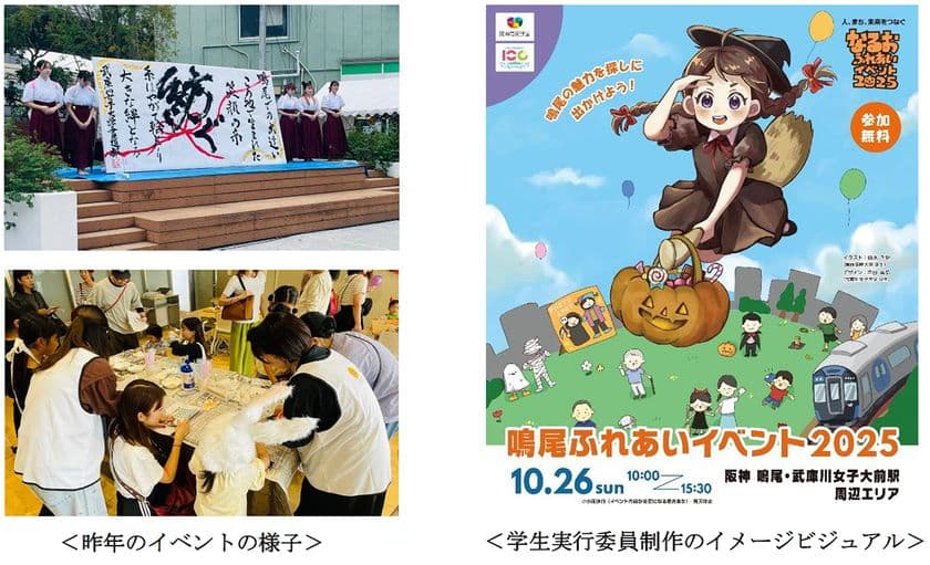 産・民・学の連携による地域交流イベント
「鳴尾ふれあいイベント2025」を
10月26日（日）に開催！
