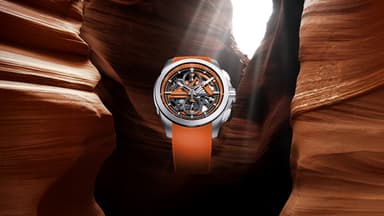 Independence Skeleton Chrono Orange-1