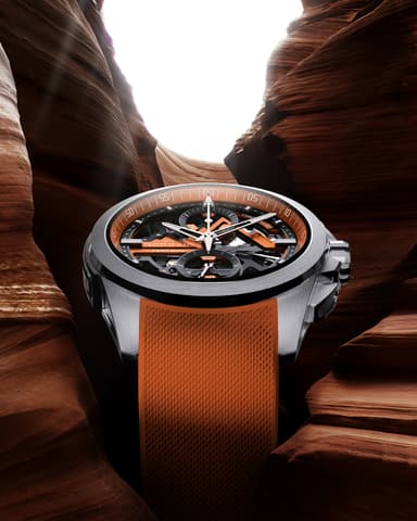 Independence Skeleton Chrono Orange-3