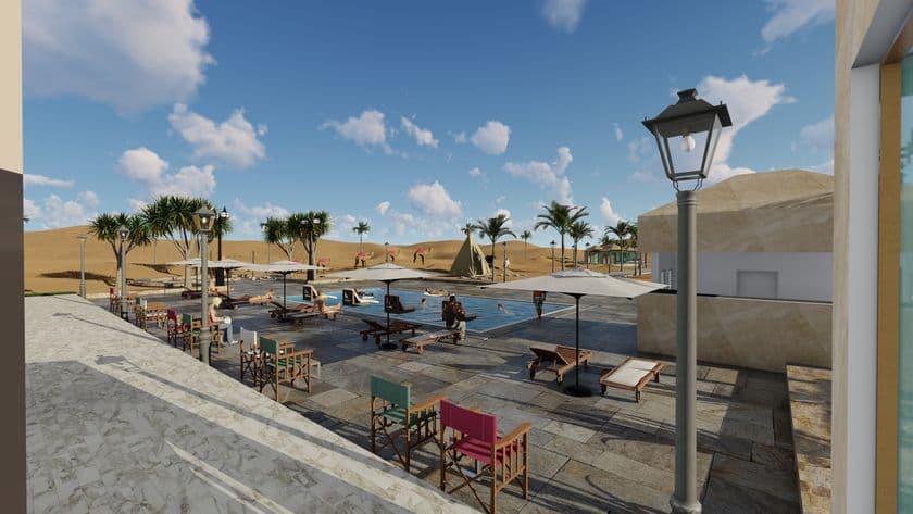 モロッコ・アガファイ砂漠に、新感覚デザートリゾート　
Agafay Palm Marrakech(アガファイパーム・マラケシュ)誕生