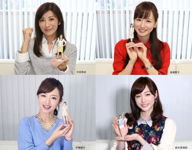 本人とフィギュア