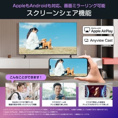 画面をシェアできる「スクリーンシェア」