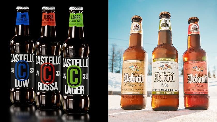 ＜日本初上陸＞ドロミティ渓谷から生まれたイタリアビール　
「ビッラ・カステッロ社」の2ブランドを取扱開始