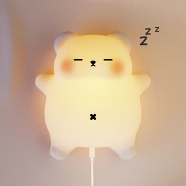 ぐっすりクマさんのシリコンライト　イメージ1
