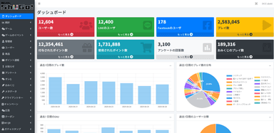サービス運営側管理画面