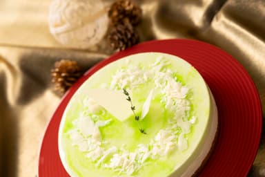 冬の祝福の星～マスカットとホワイトチョコのムース