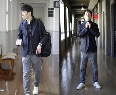 ジャケット＆パンツモデル