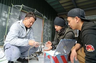 結城社長自ら職人育成