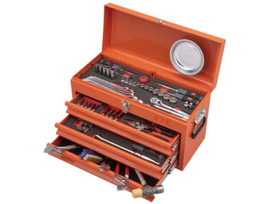 9.5sq.スタンダードセット[80点](3段3引出し)オレンジ