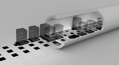 自動物流道路走行イメージ