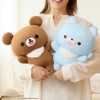 あったかぬいぐるみ チャイロイコグマ／アオイコオオカミ　イメージ2