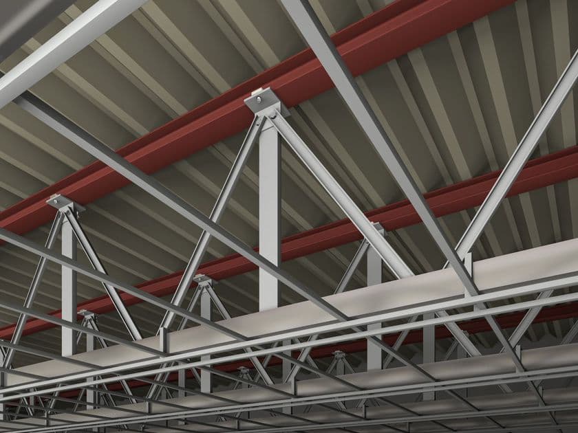 新たに架台も含めた強度計算が可能となりました！
H形鋼からの吊元金具の新常識、
あと施工鉄骨接合“レボグリップ”がリニューアル