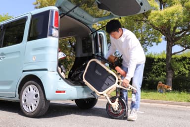 軽自動車にも積載可能