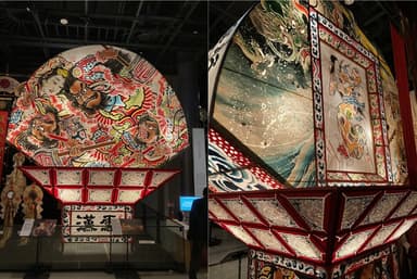 現在展示中の扇ねぷた