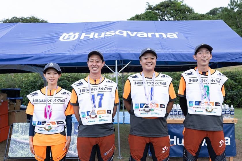 JLC Team Husqvarnaが
「第4回 日本伐木チャンピオンシップ in 鳥取」
でメダル獲得＆日本記録更新！
世界大会WLCへの出場も決定