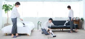 コードレスでストレスなく使用可