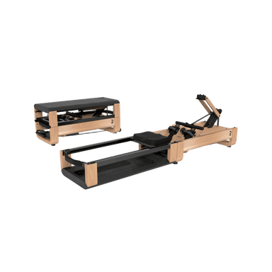 ローイングマシン セルフパワー式 折り畳み式 スマート性能 スリーインワン 木製 5年保証 Woodrower
