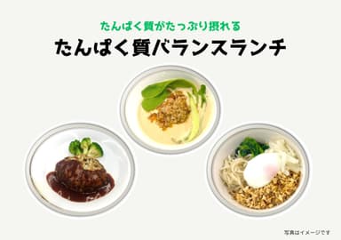たんぱく質バランスランチ
